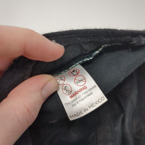 RIPNDIP Baseball Cap Black One Size Adjustable Embroidered Vented Holes 6 Panel - Picture 9 of 9